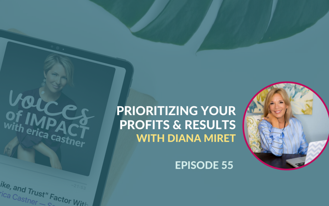 Prioritizing Your Profits & Results with Diana Miret – Episode 55