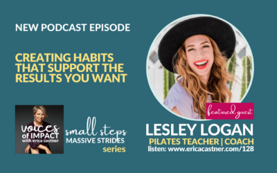 Creating Habits That Support the Results You Want with Lesley Logan – Episode 128
