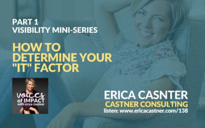 Determine Your “It” Factor with Erica Castner – Voices of Impact – Episode 138
